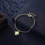 Swarovski Cresent Moon & Star Bracelet in 18K Gold Plated