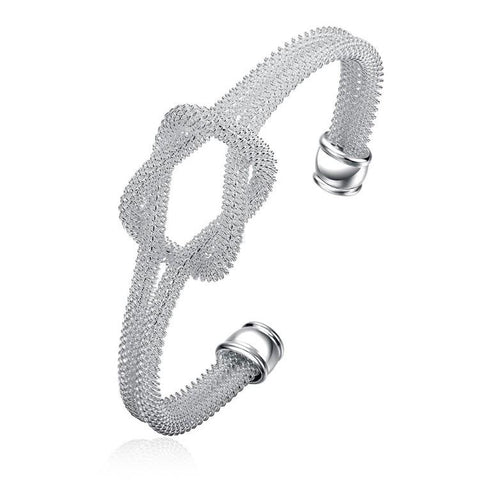 Mesh Love Knotted Adjustable Bangle