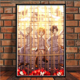 Canvas Painting Nordic Poster Art Prints Anime The Promised Neverland Yakusoku No Neverland Norman Emma Wall Picture Home Decor