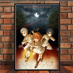 Canvas Painting Nordic Poster Art Prints Anime The Promised Neverland Yakusoku No Neverland Norman Emma Wall Picture Home Decor