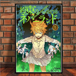 Canvas Painting Nordic Poster Art Prints Anime The Promised Neverland Yakusoku No Neverland Norman Emma Wall Picture Home Decor