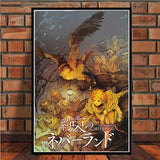 Canvas Painting Nordic Poster Art Prints Anime The Promised Neverland Yakusoku No Neverland Norman Emma Wall Picture Home Decor