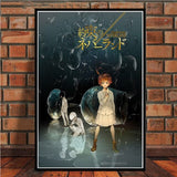 Canvas Painting Nordic Poster Art Prints Anime The Promised Neverland Yakusoku No Neverland Norman Emma Wall Picture Home Decor