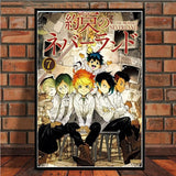 Canvas Painting Nordic Poster Art Prints Anime The Promised Neverland Yakusoku No Neverland Norman Emma Wall Picture Home Decor