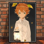 Canvas Painting Nordic Poster Art Prints Anime The Promised Neverland Yakusoku No Neverland Norman Emma Wall Picture Home Decor