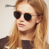 New Classic Round Sunglasses Women/Men Small Vintage Retro Sun Glasses Female Ladies Driving Metal Eyewear Oculos De Sol